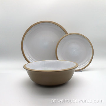 Plate Bowl Setes de porcelana Dinnerware